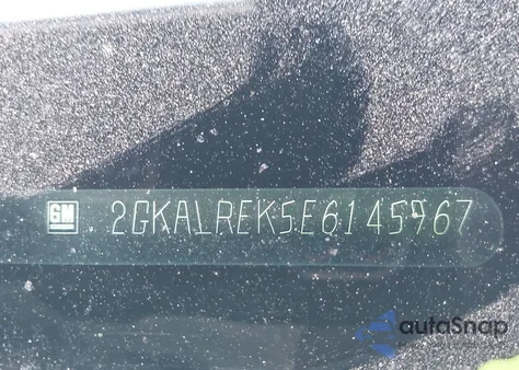 2014 GMC Terrain Sle-2 из США, поврежденный, VIN 2GKALREK5E6145967